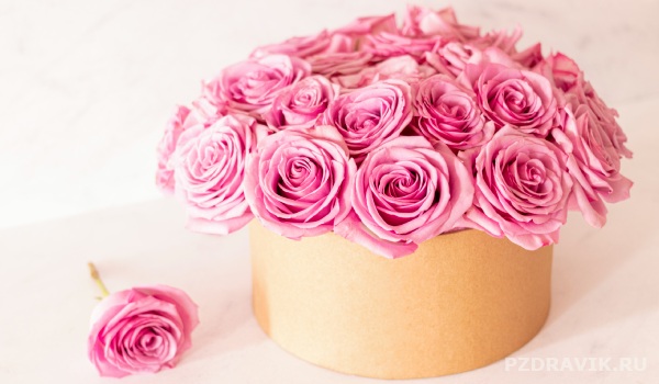 Открытка с розами с днем рождения дочери